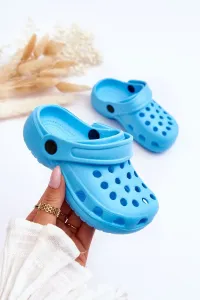 Crocs Slides Light Blue Percy Kids Foam