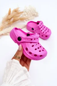 Kids Flip-flops Foam Crocuses Dark Pink Lucas #7393719