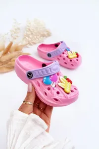 Kids Foam Lightweight Sandals Crocs Pink Sweets
