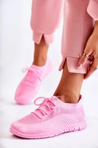 Ladies Sport Shoes Slip On pink Sequro #6080290