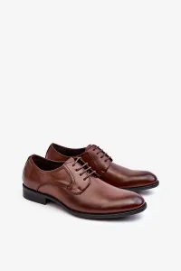 Men's Brown Leather Shoes Harene
