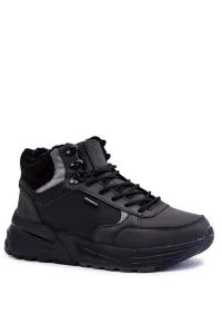Men's insulated trekking shoes Cross Jeans KK1R4031C black #5347738