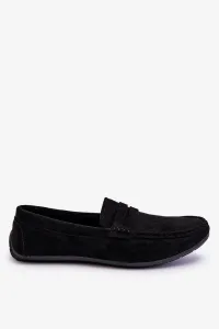 Men's suede loafers Black Mack #5736475
