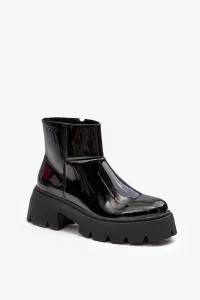 Patent leather women's shoes GOE Black #8354490