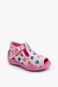 Befado Heart Sandals Slippers Pink #7958383