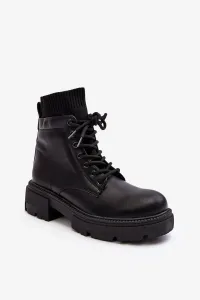 Women's boots with sock black Rivella