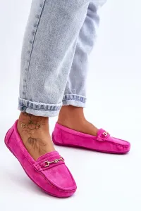 Women's classic suede loafers pink Corinell