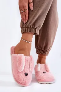 Women's fur slippers light pink Remmi #8780984