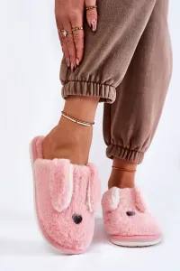 Women's fur slippers light pink Remmi #8780983