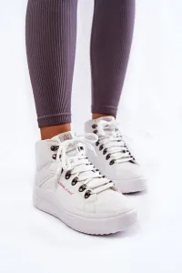 Womens High Sneakers Cross Jeans KK2R4028C White #5181637