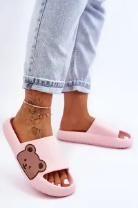 Women's light foam slippers Bear Pink Parisso theme
