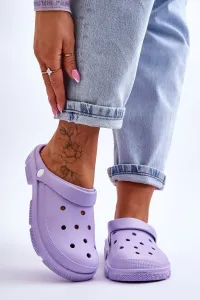 Women's Rubber Crocs purple Rabios