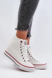Women's Wedge Sneakers Cross Jeans White #9482800