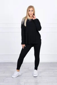 Complete with oversize blouse black #4784254