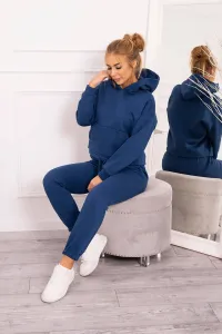 Insulated set with sweatshirt with jeans tied down