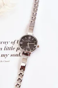 Giorgio & Dario wristwatch with black dial silver