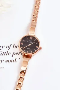 Giorgio & Dario wristwatch with black rose gold dial