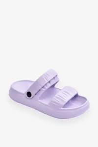 Sandals Foam Slide purple Lirell