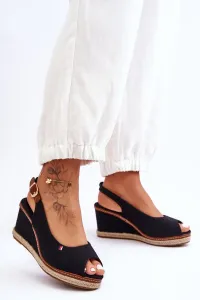 Women's classic sandals on a lap black Katie #7363663