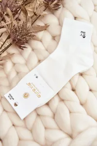 Women's cotton socks white #8783687