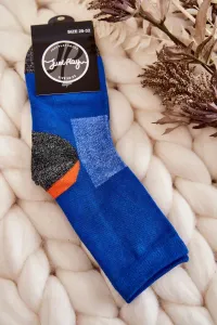 Women's High Cotton Socks Blue