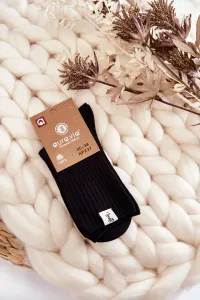 Women's Ribbed Socks without Pressure Black
