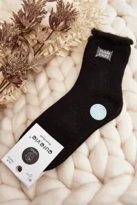 Women's Thick Socks Black #8770294