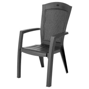 KETER Záhradná stolička METASSA | hnedá