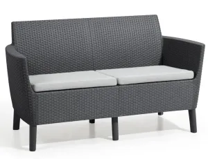 KETER Pohovka SALOMON 2 seater sofa |  grafit #5788145