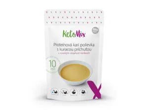 KetoMix Proteínová kari polievka s kuracou príchuťou - nová generácia (10 porcií)