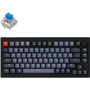 Keychron V1 Knob Hot-Swappable Blue Switch – Black – US
