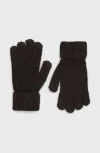 Detské rukavice s prímesou vlny Kids Only čierna farba #262346