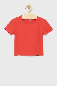 Detské tričko Kids Only oranžová farba,
