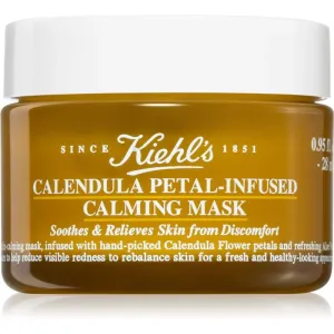 Kiehl´s Calendula Petal-Infused Calming Mask 28 ml pleťová maska pre ženy na veľmi suchú pleť; na dehydratovanu pleť; na citlivú a podráždenú pleť