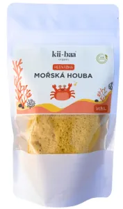 kii-baa® organic Natural Sponge Wash prírodná morská umývacia hubka 10-12 cm 1 ks