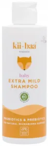 kii-baa® organic Baby Extra Mild Shampoo jemný šampón s probiotikami a prebiotikami pre deti od narodenia 200 ml