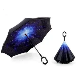 KIK KX7788_1 Obrátený dáždnik – vesmír