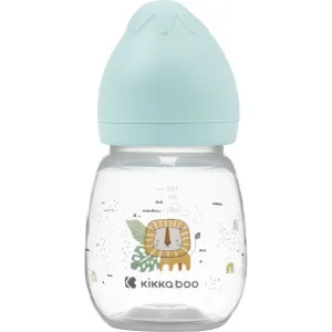 Kikkaboo Savanna Anti-colic Feeding Bottle dojčenská fľaša 3 m+ Mint 180 ml