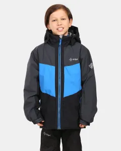 Boys' ski jacket Kilpi ATENI-JB Dark grey