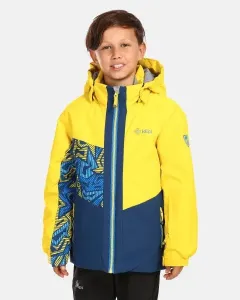 Boys' ski jacket Kilpi ATENI-JB Yellow #8785265