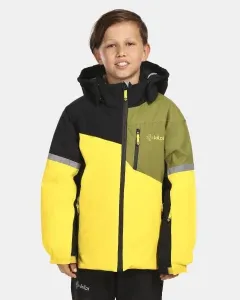 Boys' ski jacket Kilpi FERDEN-JB Yellow #8518416