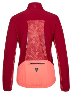 Červeno-koralová dámska športová bunda Kilpi Nordim-W