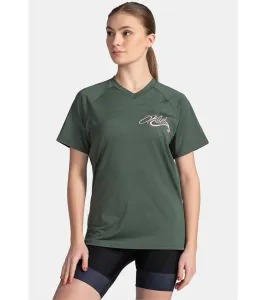 KILPI REMIDO-W Dámske funkčné tričko - väčšia veľkosť TLX355KI Tmavo zelená 50
