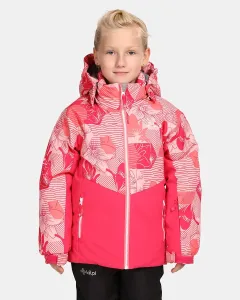 Tmavo ružová dievčenská lyžiarska bunda Kilpi Samara