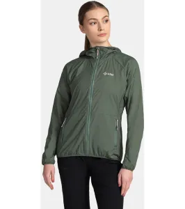 KILPI ROSA-W Dámska outdoorová bunda - väčšia veľkosť TLX105KI Tmavo zelená 50