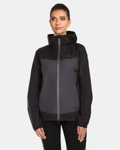Women's waterproof jacket KILPI HURRICANE-W Black #9051048