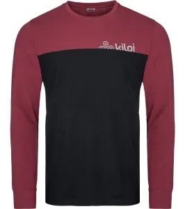 KILPI BASE-M Pánske tričko s dlhým rukávom SM0301KI Červená XXL