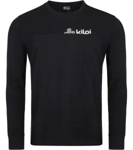 KILPI BASE-M Pánske tričko s dlhým rukávom SM0301KI Čierna XS