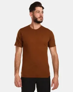 Men's merino wool T-shirt Kilpi SLOPER-M Brown #8953732