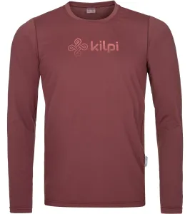 KILPI SPOLETO-M Pánske tričko s dlhým rukávom RM0319KI Červená XXL